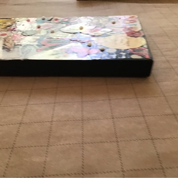 Art. Collage on canvas Mixed media - Picture 3 of 3